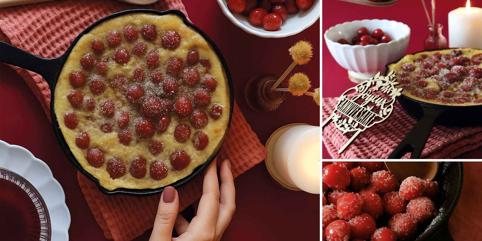Image clafouti expresse aux cerises - ScrapCooking®